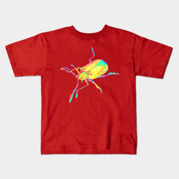 Psychedelic Dogbane Kids T-Shirt by divafern